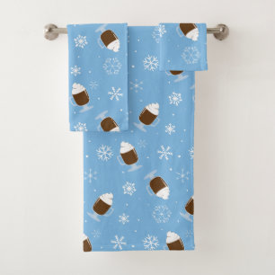 Hot Chocolate  Bath Towel Set
