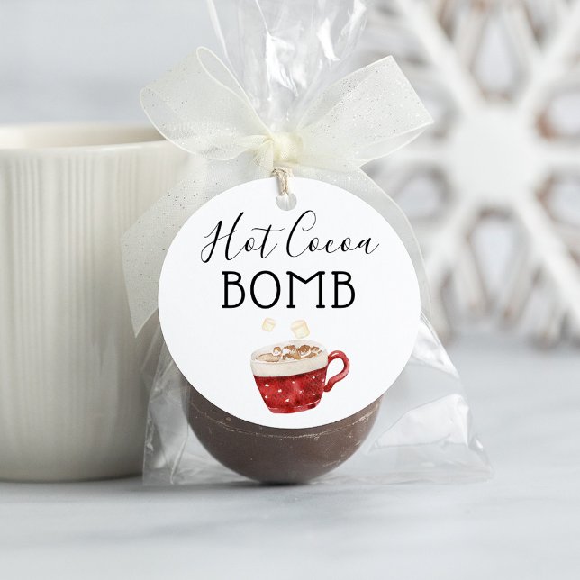 Hot Chocolate Bomb Directions Tag (Creator Uploaded)