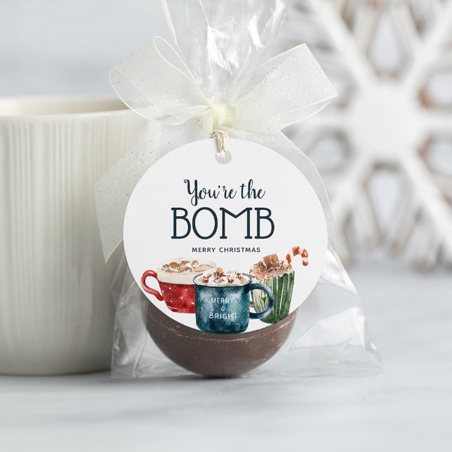 Hot Chocolate Bomb Gift Tag (Creator Uploaded)