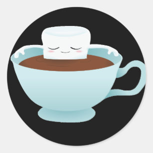 Hot Chocolate Classic Round Sticker