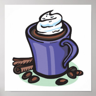hot chocolate cocoa poster