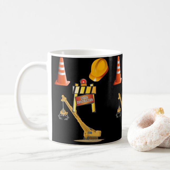 hot chocolate coffee tea coffee mug (With Donut)
