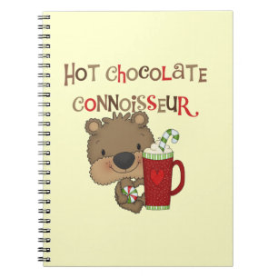 Hot Chocolate Connoisseur Boy Bear Notebook