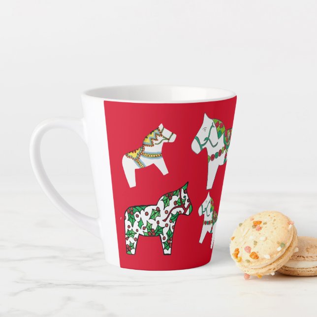 Hot Chocolate Dala Horses Mug (In Situ)