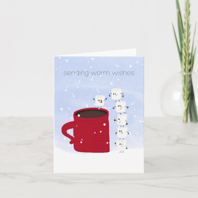Hot Chocolate Hello Card (Front)