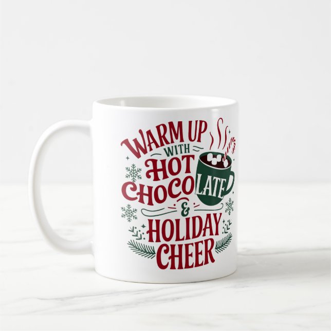 Hot Chocolate Holiday Mug  (Left)
