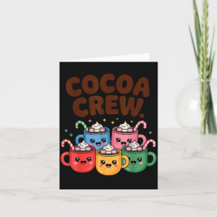 Hot Chocolate Matching Pajamas Cocoa Crew Cute Chr Card