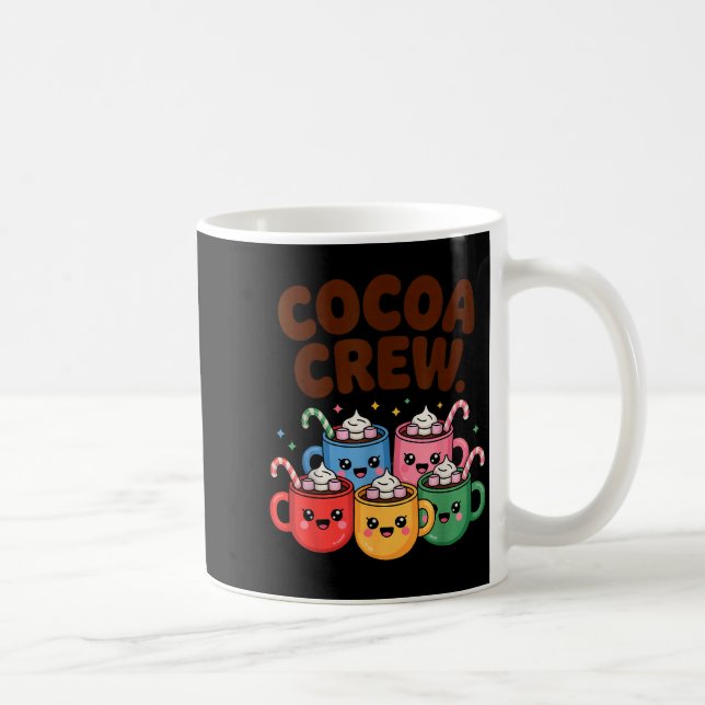 Hot Chocolate Matching Pajamas Cocoa Crew Cute Chr Coffee Mug (Right)
