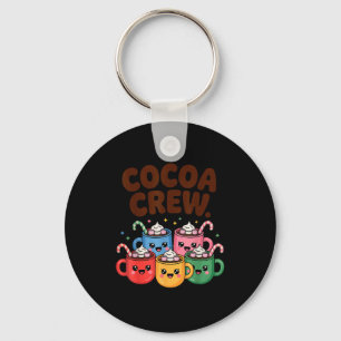 Hot Chocolate Matching Pajamas Cocoa Crew Cute Chr Key Ring