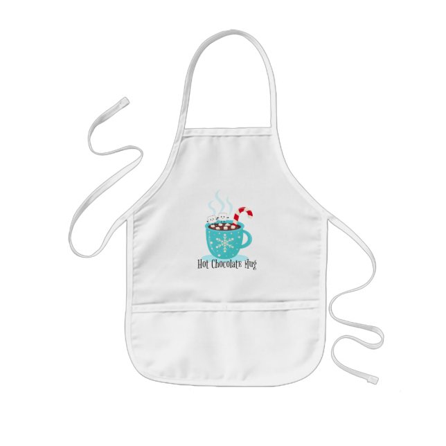 Hot Chocolate Mug Kids Apron (Front)
