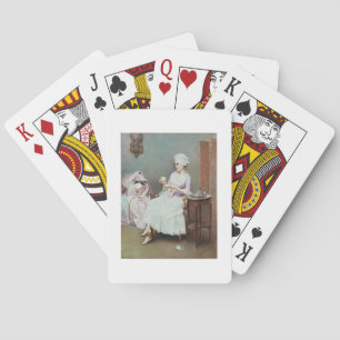 Hot Chocolate (oil on canvas) Playing Cards