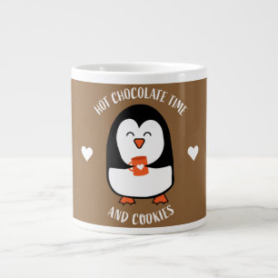 Hot Chocolate Penguin Drinker  Large Coffee Mug