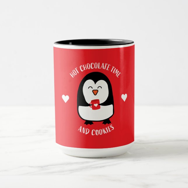 Hot Chocolate Penguin Drinker Mug (Center)