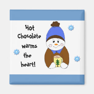 Hot Chocolate Saying Magnet
