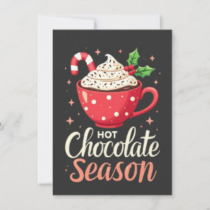 Hot Chocolate Season Christmas Lovers Invitation