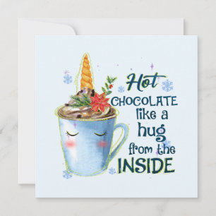 Hot Chocolate Unicorn Cosy Unicorn Winter