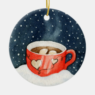 Hot Chocolate Winter Ornament