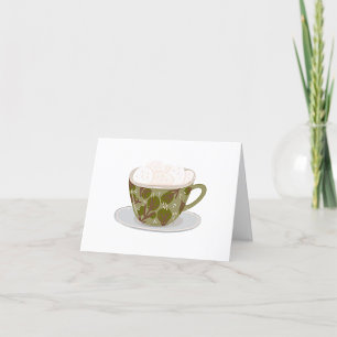 Hot Chocolate With Marshmallows Thank You Card