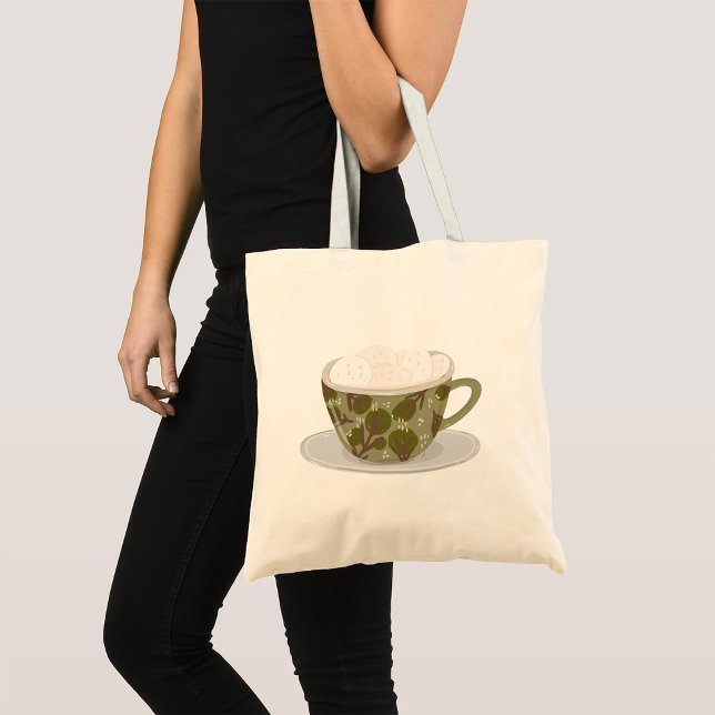 Hot Chocolate With Marshmallows Tote Bag (Creator Uploaded)