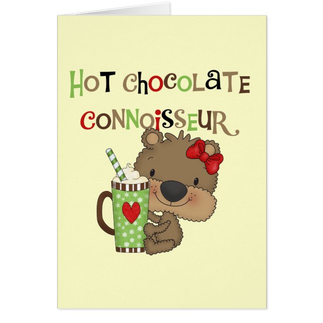 Hot ChocolateConoisseur Girl Bear (Front)
