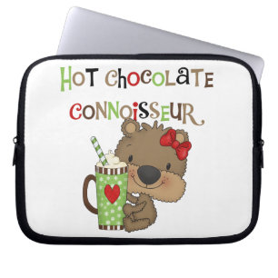 Hot ChocolateConoisseur Girl Bear Laptop Sleeve
