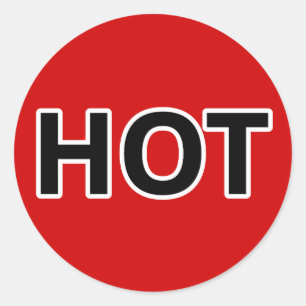 Hot Classic Round Sticker