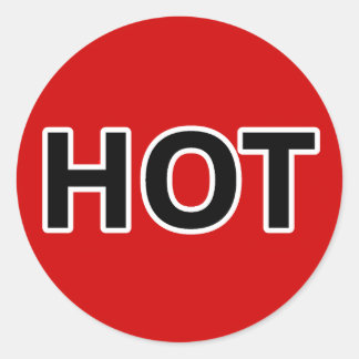 Hot Classic Round Sticker