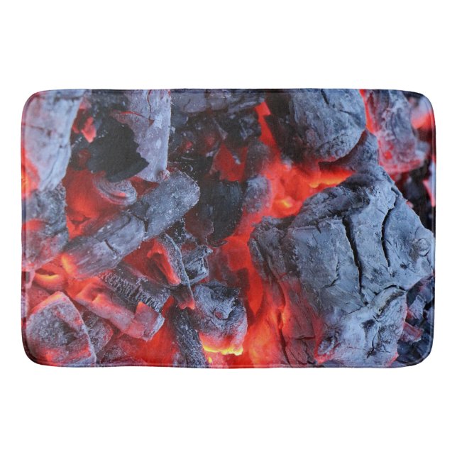 Hot coals bath mat (Front)
