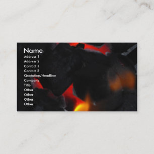 Hot Coals Business Card