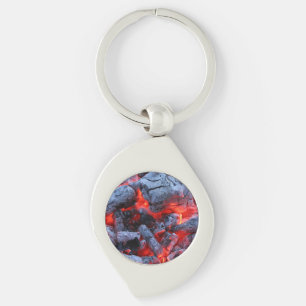 Hot coals key ring
