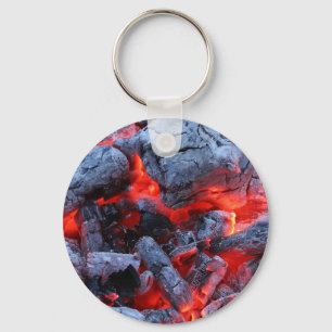 Hot coals key ring