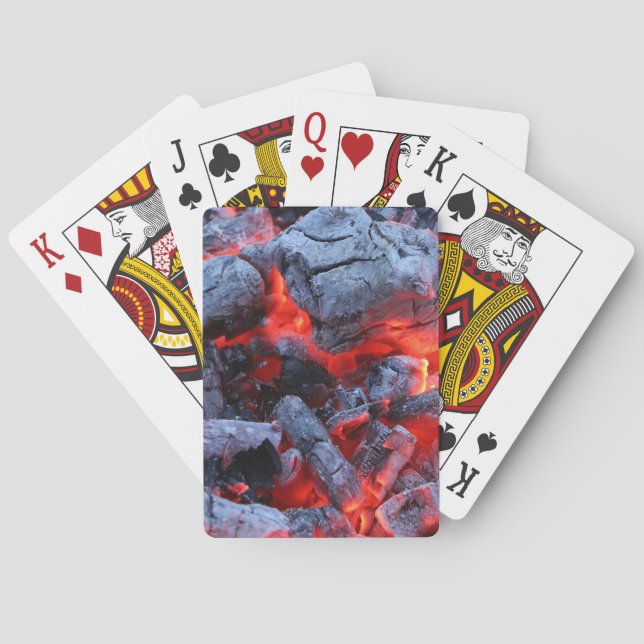 Hot coals playing cards (Back)