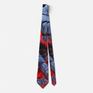 Hot coals tie