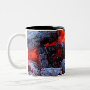 Hot coals Two-Tone coffee mug