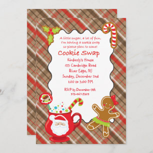 Hot Coco & Cookies Cookie Swap/Exchange Invitation