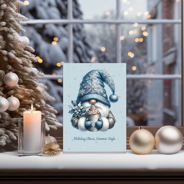 Hot Coco Gnome Holiday Card (Creator Uploaded)