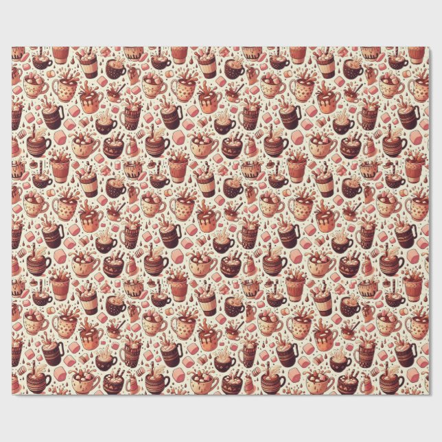 Hot Coco  Wrapping Paper (Flat)