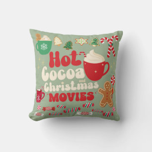 Hot Cocoa And Christmas Movies Cushion