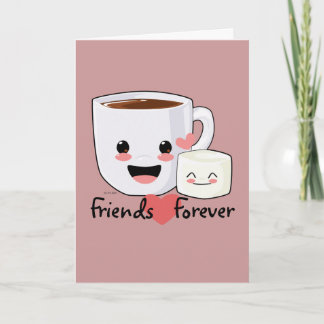 Hot Cocoa and Marshmallow Friendship card