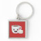 Hot Cocoa and Marshmallow Keychain