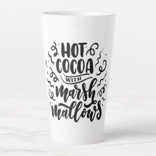 Hot Cocoa and Marshmallows Latte Mug