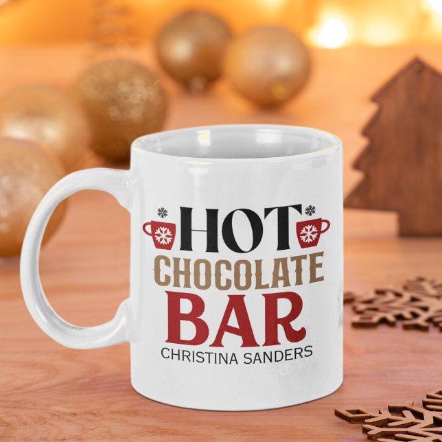 Hot Cocoa Bar Funny Christmas Coffee Mug (Creator Uploaded)
