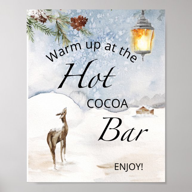 Hot Cocoa Bar Poster (Front)