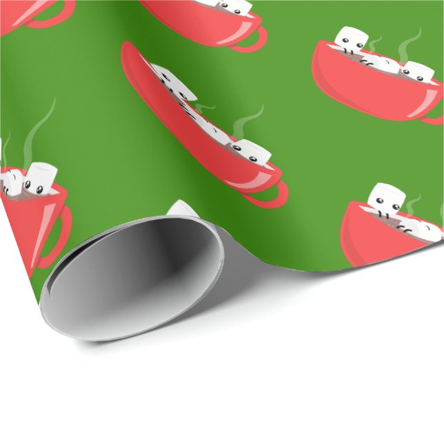 Hot Cocoa Bath Time! Wrapping Paper (Roll Corner)
