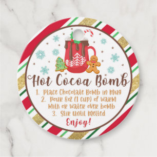Hot Cocoa Bomb Favour Tag