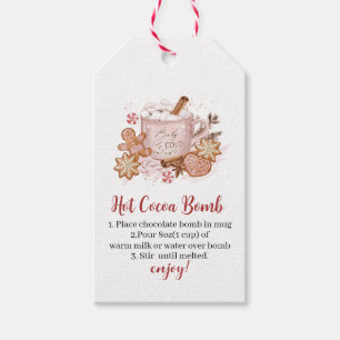 Hot Cocoa Bomb sweets and baby it is cold outside Gift Tags