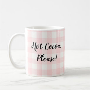 Hot Cocoa Buffalo Check Mountain Coffee Mug
