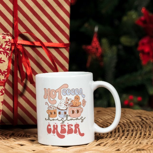 Hot Cocoa Christmas Cheer Drinking Coffee Mug (Creator Uploaded)