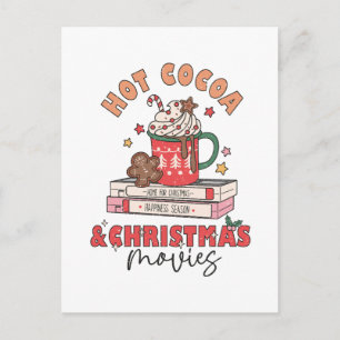 Hot Cocoa & Christmas Movies Postcard