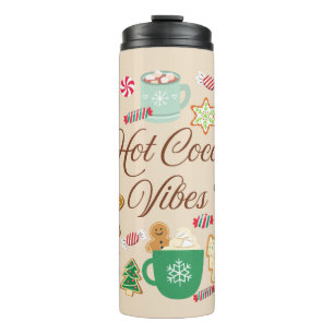 Hot Cocoa Christmas Vibes Thermal Tumbler